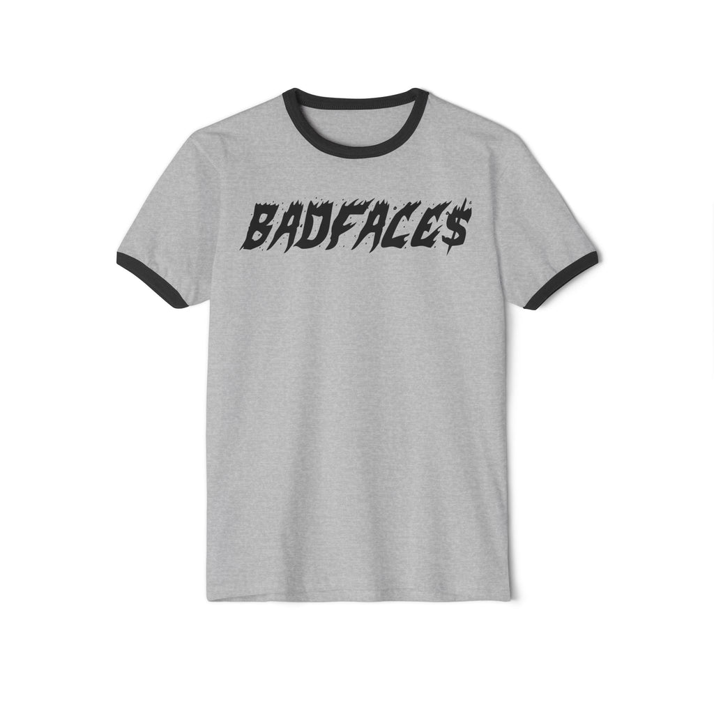 Ringer Tee "Culture168Hunnids" [Blanco y Gris]