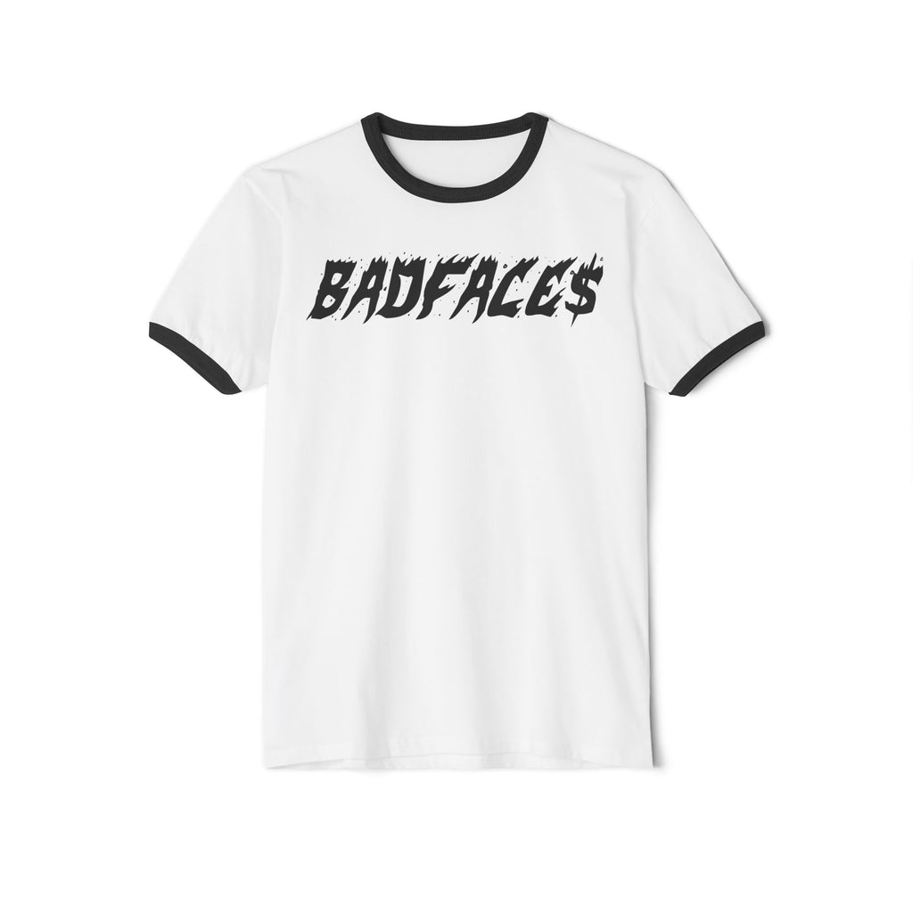 Ringer Tee "Culture168Hunnids" [Blanco y Gris]