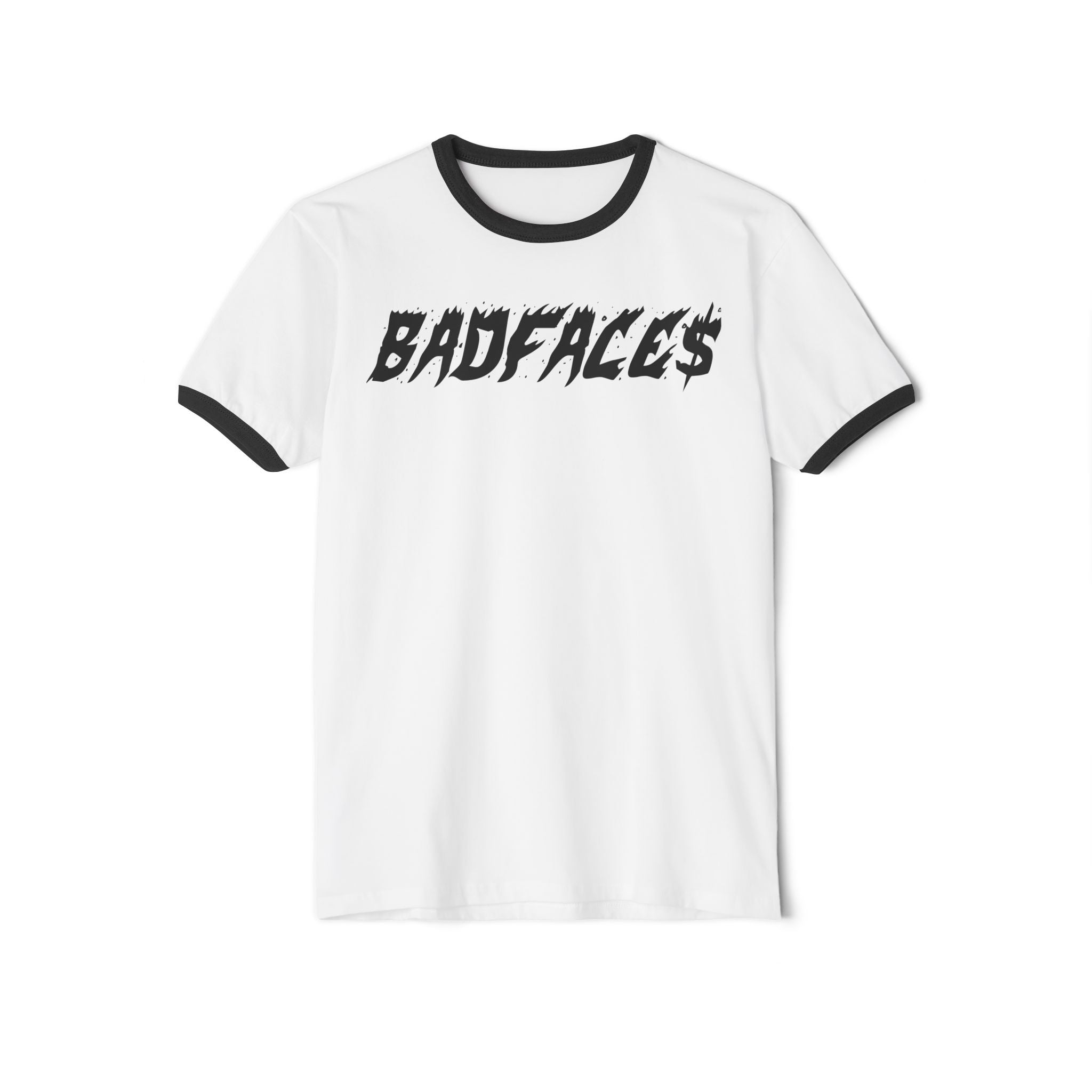 Ringer Tee "Culture168Hunnids" [Blanco y Gris]